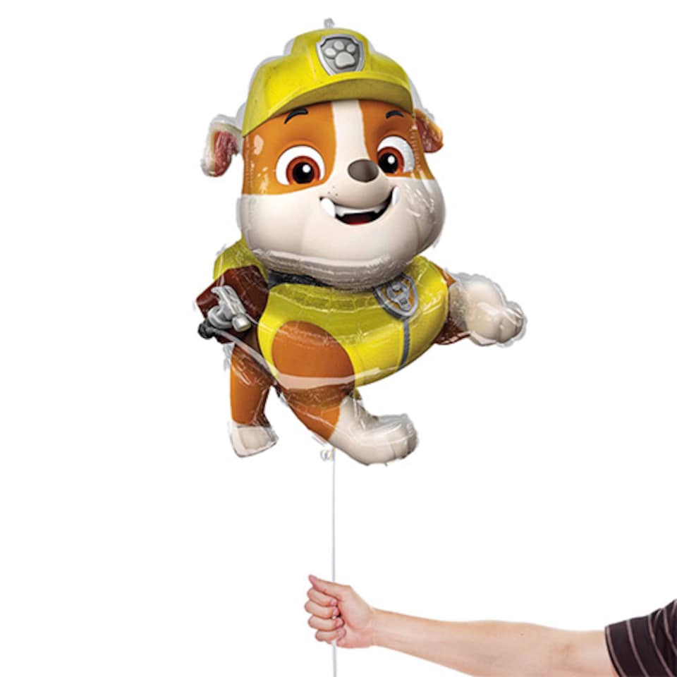 image 1 of Rubble Paw Patrol Helium Foil Giant Balloon 81cm / 32 in | Multi