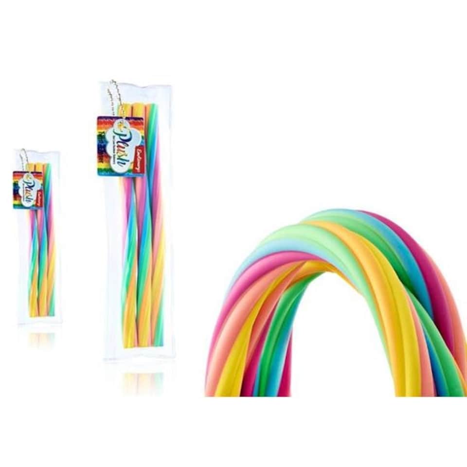 image 1 of Wallet of 3 Rainbow Plush Twist Erasers by Emotionery