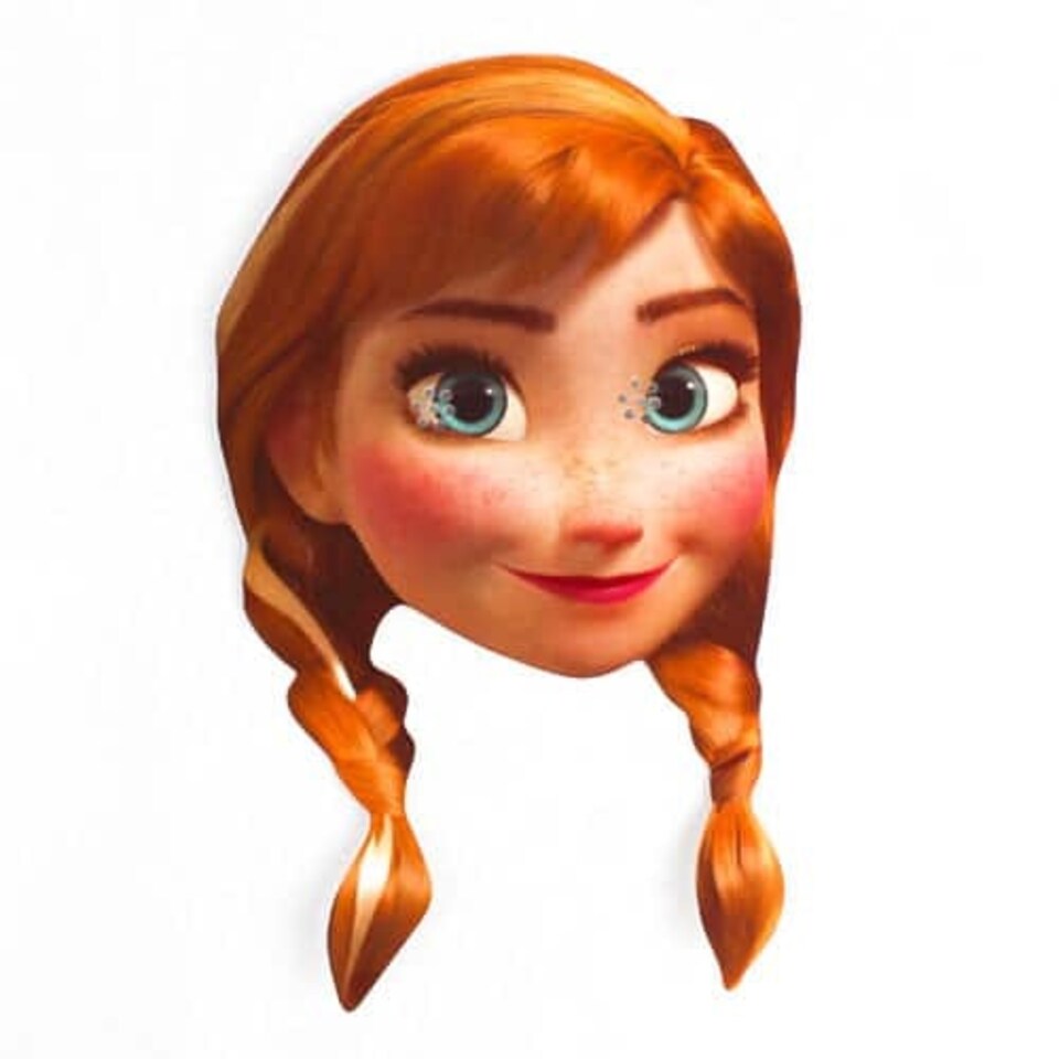 Disney Frozen Anna Cardboard Face Mask
