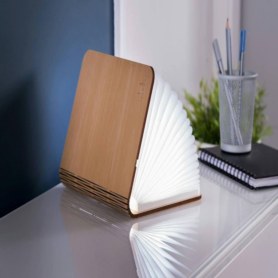 image 1 of Gingko LED Mini Smart Book Desk Light N/A | Maple