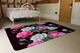 image 3 of Pattern Of Pink And White Flowers Designer Rug | Multi