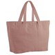 image 2 of Westford Mill Cotton Heavy Duty Tote Bag | Pink | Rose | One Size | 1