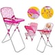 image 5 of 5-in-1 Baby Doll Play Set - with Cot, Swing & High Chair Cot Bed, Bouncer, Adjustable Swing Seats & High Chair