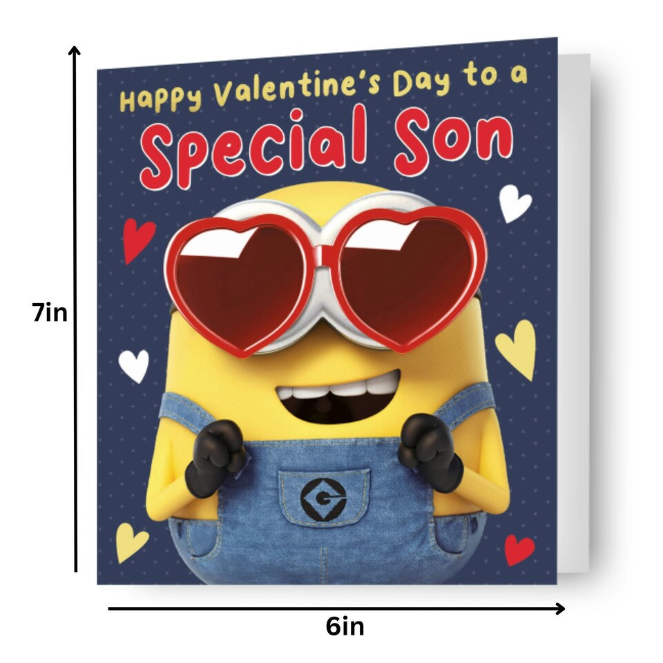 image 1 of Despicable Me 'Son' Valentine's Day Card