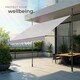 image 7 of Awning with hand crank - pressure fitted , height adjustable Grey | Light Grey | 180 x 250 cm