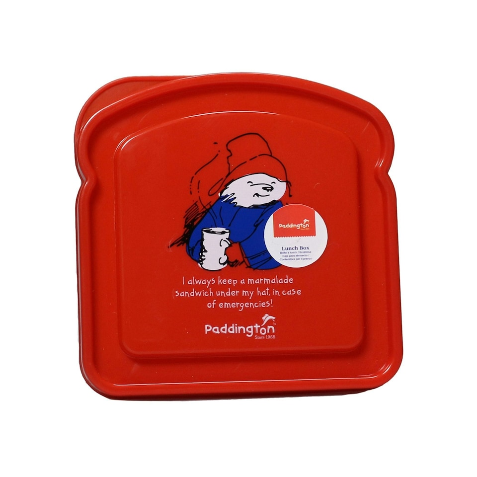 image 1 of Paddington Bear 'Snadwich' Plastic Lunch Box