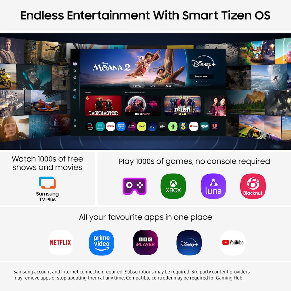 image 1 of Samsung 2025 QN80F 85 Inches 4K NEO QLED HDR Smart TV 2.16 m (85 Inches) 4K Ultra HD Wi-Fi Silver