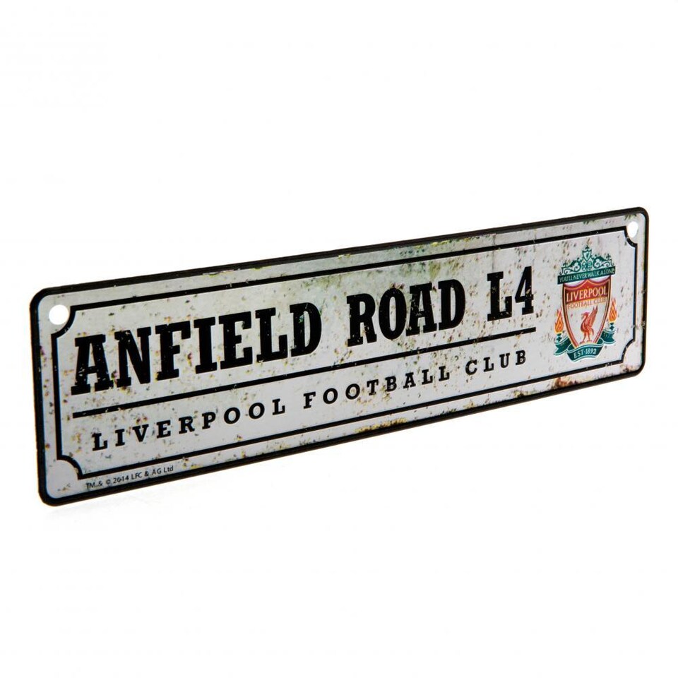 image 1 of Liverpool FC Retro Window Sign | Multi | Multicoloured | 1