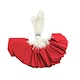 image 1 of Pack of 100 Medium Red Strung Tags 25 x 39mm