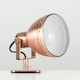 image 2 of ValueLights Portishead Brushed Copper Spotlight and E14 Golfball LED 4W Warm White 3000K Bulb
