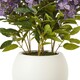 image 2 of Hill Interiors Hydrangea Artificial Potted Plant - Purple - 58cm x 51cm x 51cm