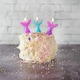 image 3 of Anniversary House Glitter Mermaid Tail Pick Candles Pack of 5