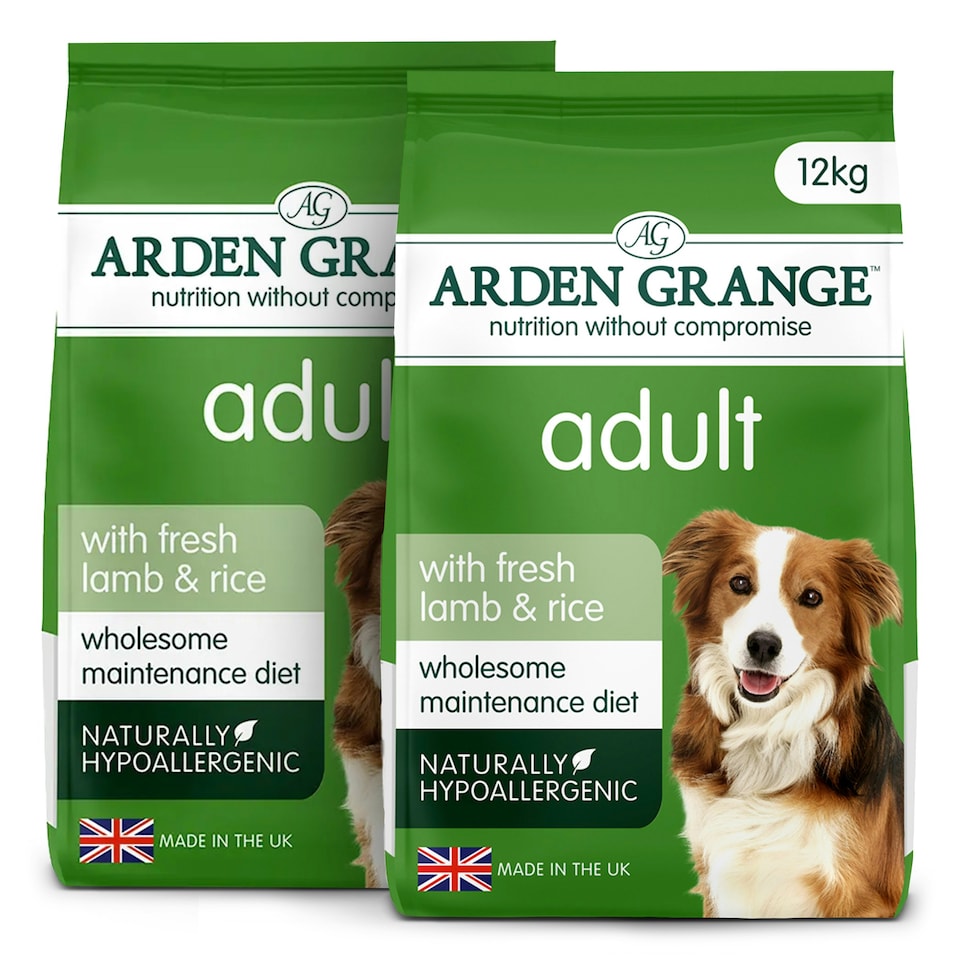 image 1 of Arden Grange Adult Dog Food With Fresh Lamb and Rice - 2 x 12kg