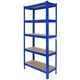 image 2 of Monster Racking 2 x T-Rax 75cm Blue & Metal Storage Workbench Blue