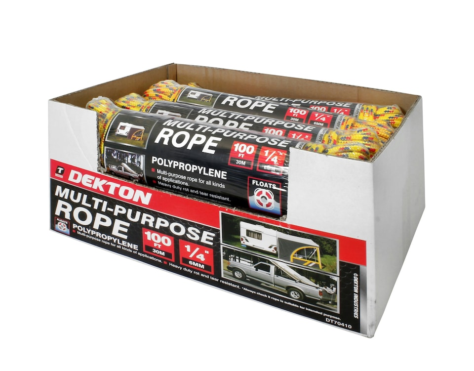 image 1 of Dekton Multi Purpose Line, 1/4'' X 100ft Multipurpose Rope