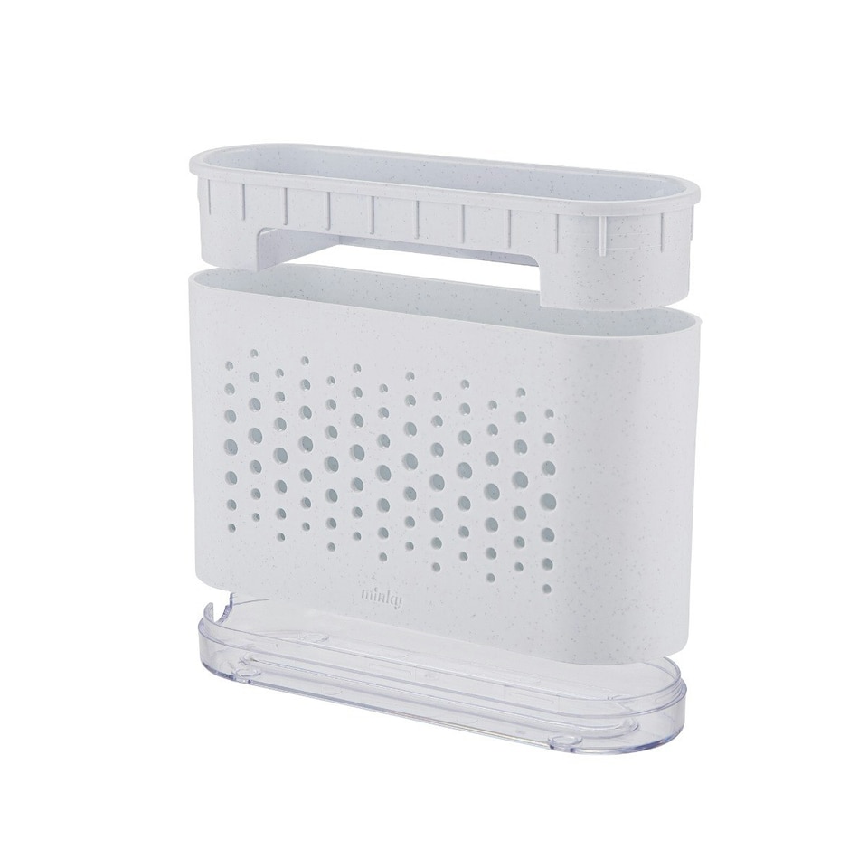 image 1 of Slimline Sink Tidy Speckled White