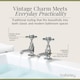 image 4 of Balterley Kingsey Traditional Crosshead Basin Taps