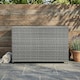 image 5 of Rattan Cushion Storage Box 996L - Grey