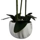 image 6 of 60cm Orchid Artificial White - Marble Effect  Ceramic Planter