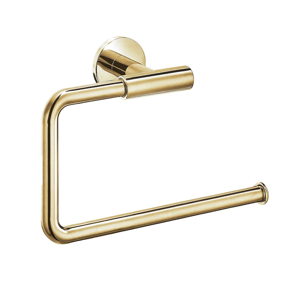 image 1 of COSMIC Towel ring, Glossy gold PVD, ARCHITECT S+ Collection