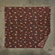 image 2 of Hogging It Throw – Wine Coloured Blanket Featuring Hedgehogs, Squirrels & Woodland Charm 140x180cm Multi | Wine