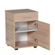 image 3 of Adore Modern Bedside - Sonoma Oak