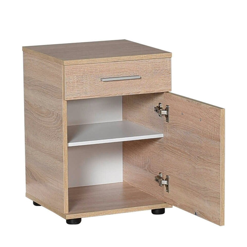 image 1 of Adore Modern Bedside - Sonoma Oak