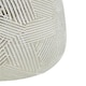 image 5 of Honna Large White Silver Ceramic Planter Silver