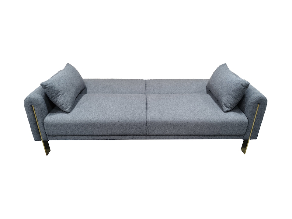 image 1 of Como 2 Seater Sofa Bed in Grey or Silver | Grey | One Size