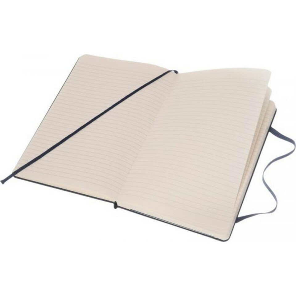 image 1 of Moleskine Classic L Hard Cover Ruled Notebook - Sapphire - One Size