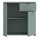 image 5 of Ganymede 2 Door Cupboard with Drawer in Sage Green