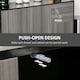 image 5 of HOMCOM High Gloss Frame Side Cabinet with 2 Door and 2 Drawer Multi