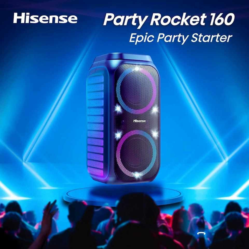 image 1 of Hisense Bluetooth Speaker PARTYROCKET-160