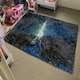 image 4 of Eiffel tower and bark (Rug) Blue | Large: 140x200cm