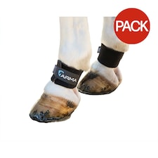 ARMA Horse Pastern Wraps (Pack of 2) - Black - One Size