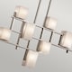 image 4 of City Lights 7 Light Pendant Chandelier Light Classic Pewter, G9