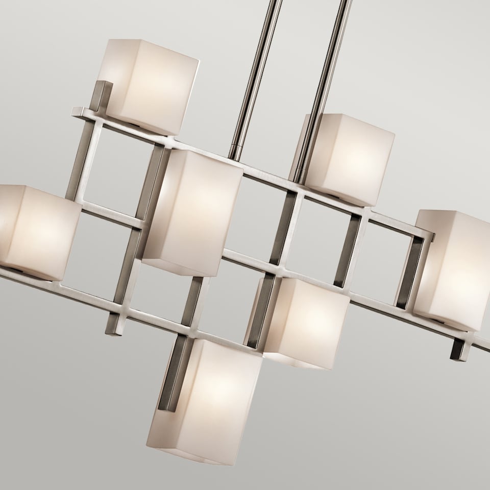 image 1 of City Lights 7 Light Pendant Chandelier Light Classic Pewter, G9