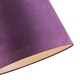 image 3 of Deep Purple Velvet 12 Inch Drum Lamp Shade with White Cotton Inner Purple