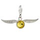 image 5 of Harry Potter Golden Snitch Clip on Charm with Crystals Elements BHPSC004