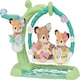 image 2 of Sylvanian Families - Deer Babies Floral Swing Set