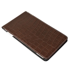 Premium Croc Golf Scorecard Holder - Brown / Black