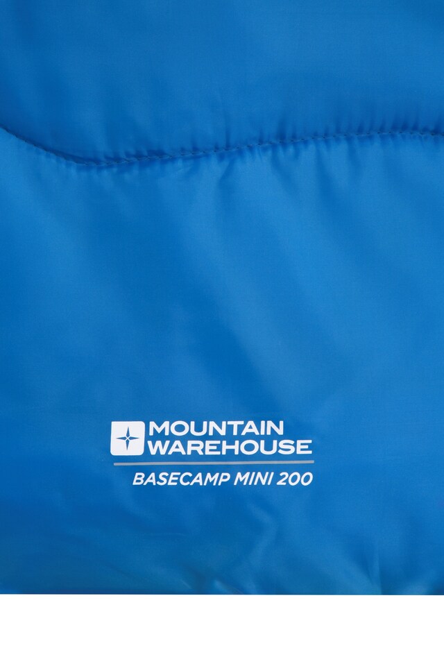 image 1 of Mountain Warehouse Basecamp 200 Kids Sleeping Bag Insulated 1-2 Season Camping Bed