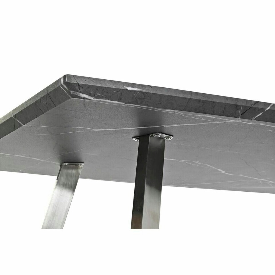 image 1 of Dining Table DKD Home Decor Black Steel MDF Wood 160 x 90 x 76 cm N/A