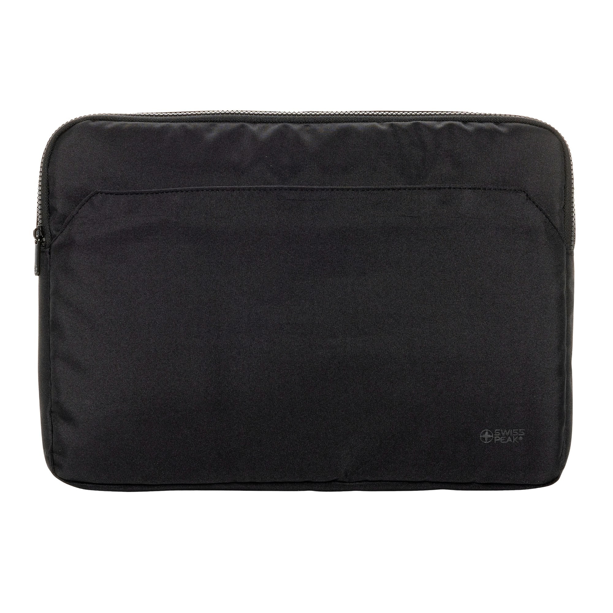 Swiss Peak Aware Essential RPET Laptop Sleeve - Black - One Size Black