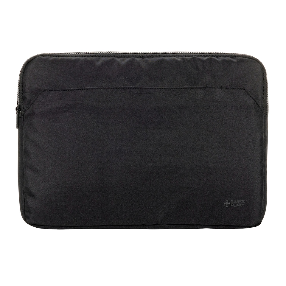 image 1 of Swiss Peak Aware Essential RPET Laptop Sleeve - Black - One Size | Black