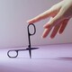 image 3 of Mylee Straight Edge Nail Scissors - Black