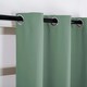 image 9 of Duck Egg Eyelet Curtains - Thermal Blackout Curtains - 46" x 63" Drop - 2 Panel