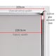 image 2 of FURNISHED Roller Blinds Daylight Square Eyelet Light Filtering Easy Fit Trimmable Window Shade | Brown | Mocha
