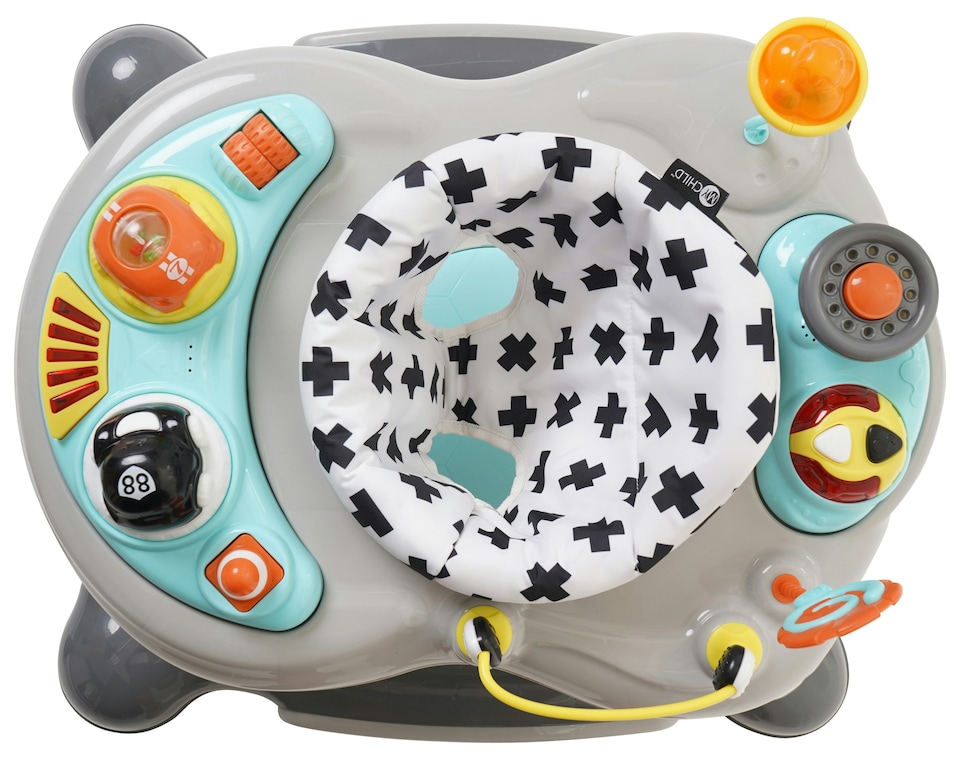 image 1 of Mychild® Roundabout 4 in 1 Activity Walker, Neutral