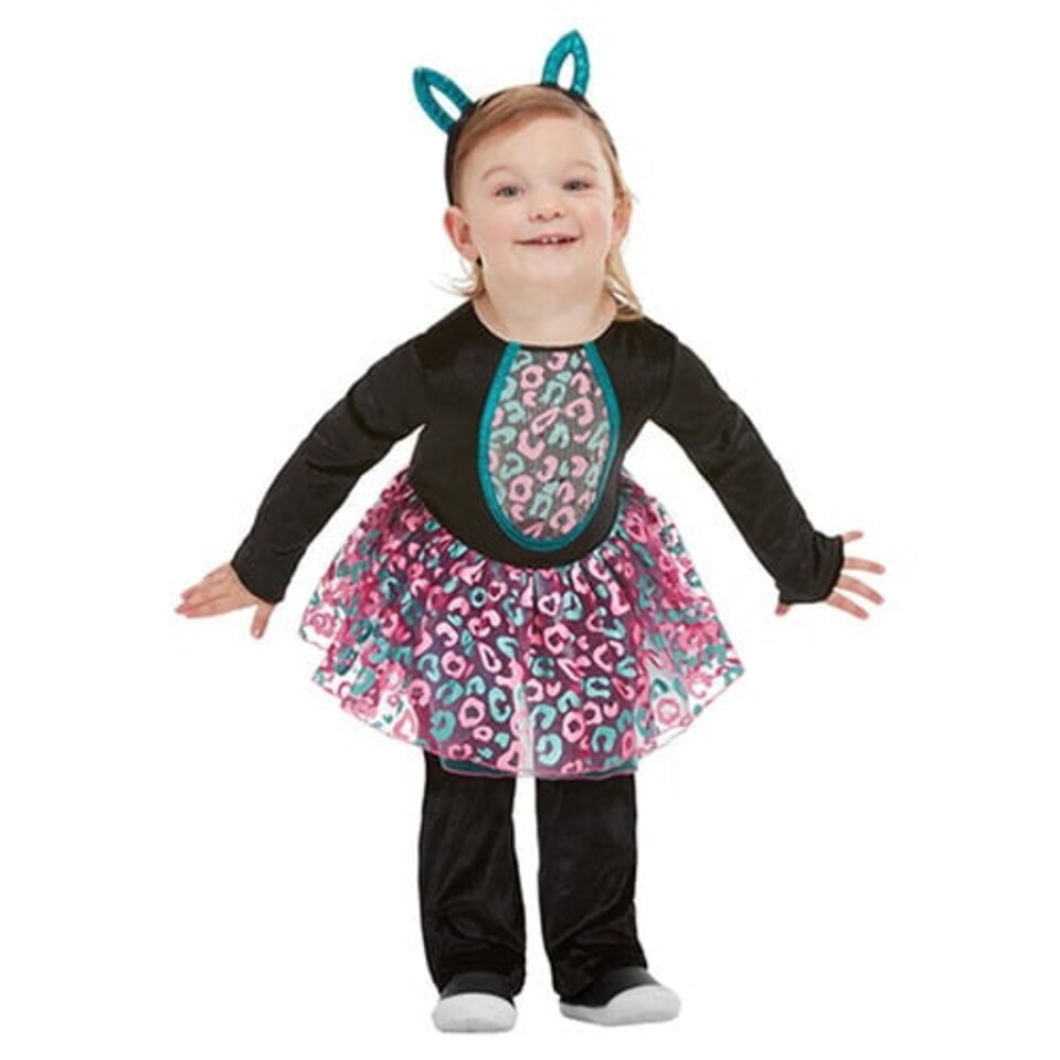 image 1 of Cute Cat Girls Fancy Dress Costume Toddler Age 1-2